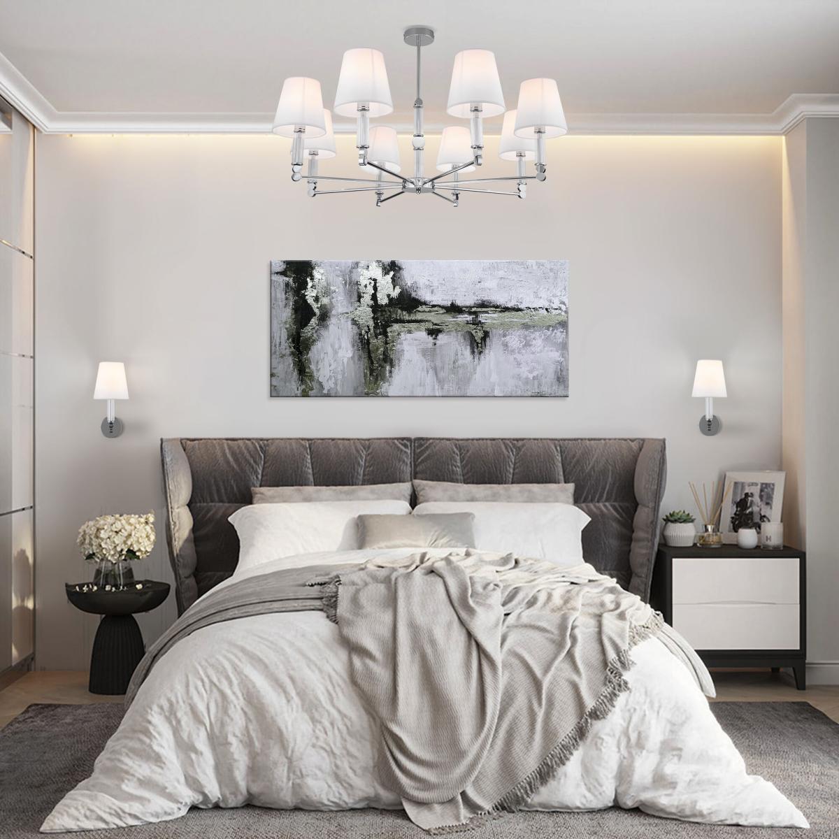 Люстра на штанге Eurosvet Conso 60145/8 хром Smart a061956