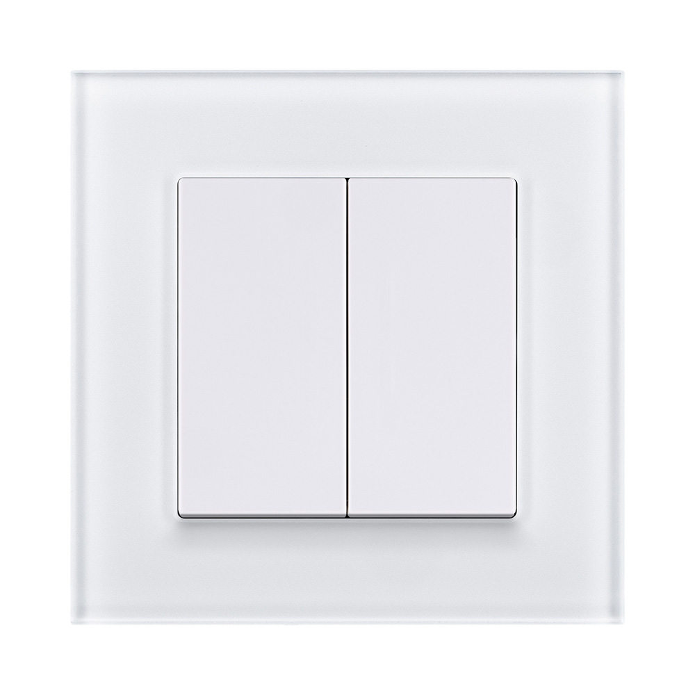 Рамка 1-постовая, стекло белый Kollinger Asthetik AS1WH