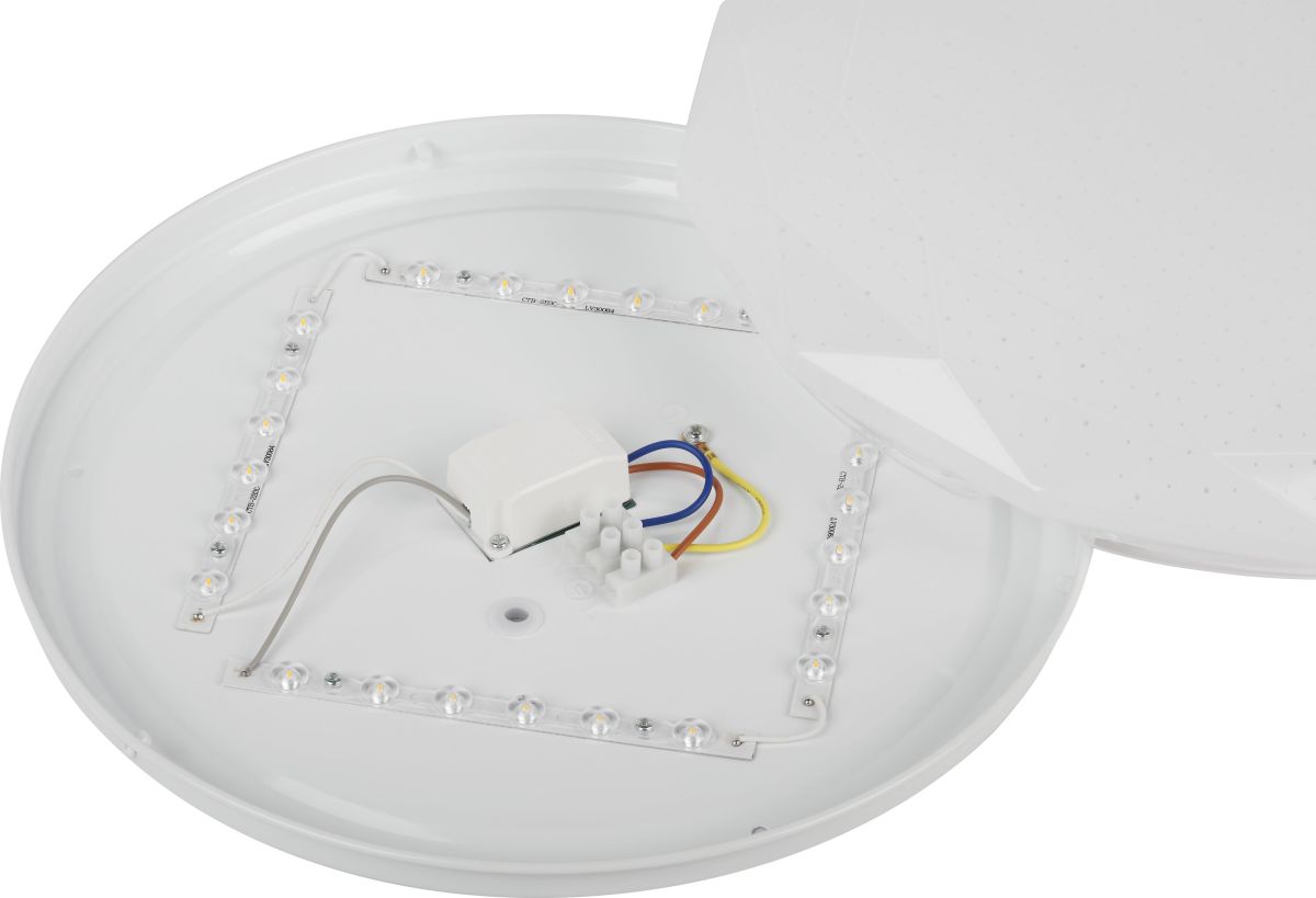 Потолочный светильник Эра Классик без ДУ SPB-6 WH 36W-6,5K Slim Sparkle