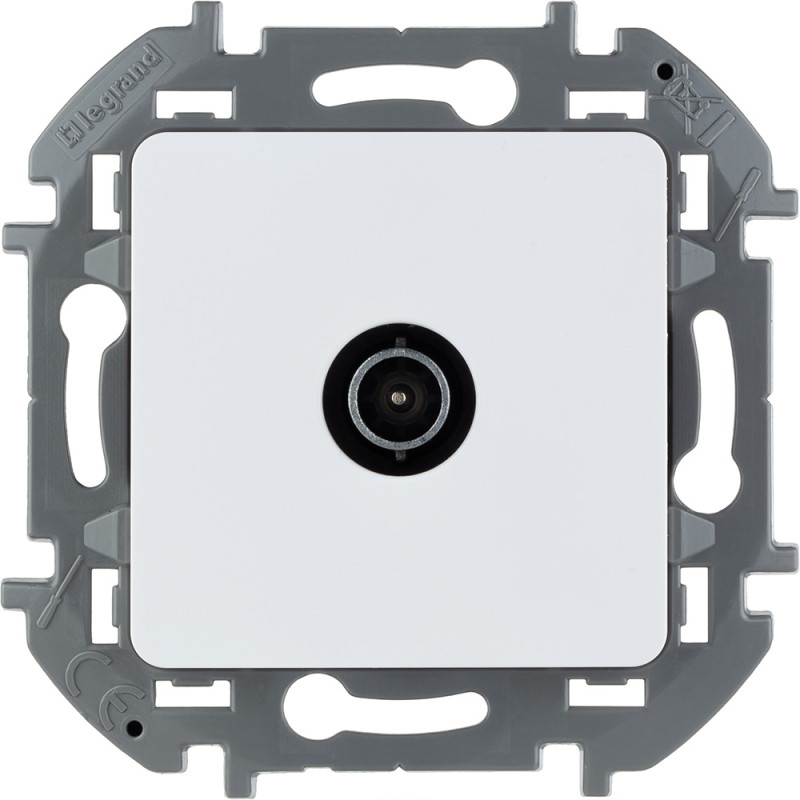 Розетка TV - «звезда» - 2 дБ - 0-2400 мГц. Legrand/Daccord INSPIRIA 673850