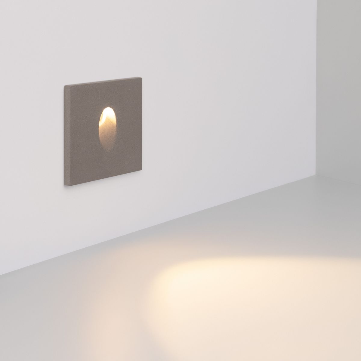 Светильник для ступеней Arlight LT-TIE-S100-3W Warm3000 (GR, 45x70 deg, 230V) (IP65 Бетон) 050876