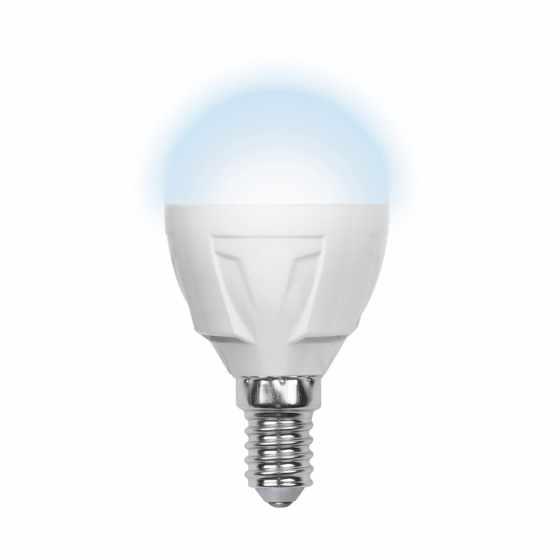 Лампа светодиодная (09455) Volpe E14 6W 4500K матовая LED-G45-6W/NW/E14/FR/S