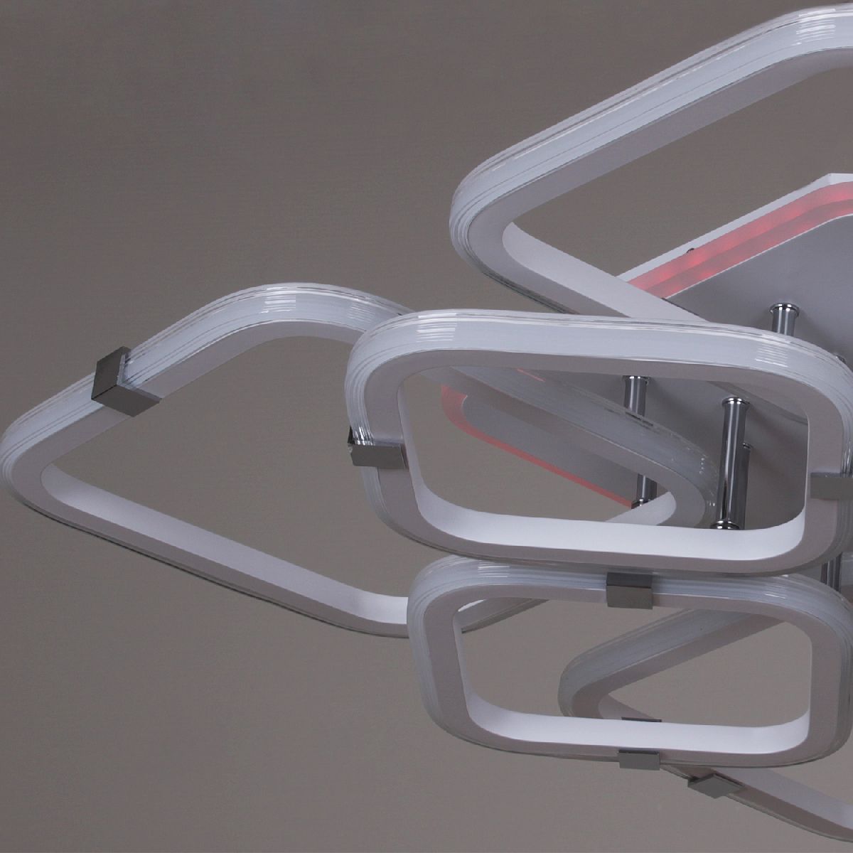 Потолочная люстра Reluce 06321-3.3-4+4A WH+CR (RGB)