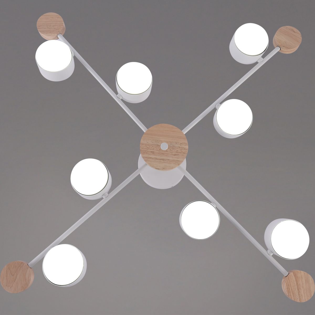 Потолочная люстра Reluce 03751-0.3-08 WT+WOOD GX53