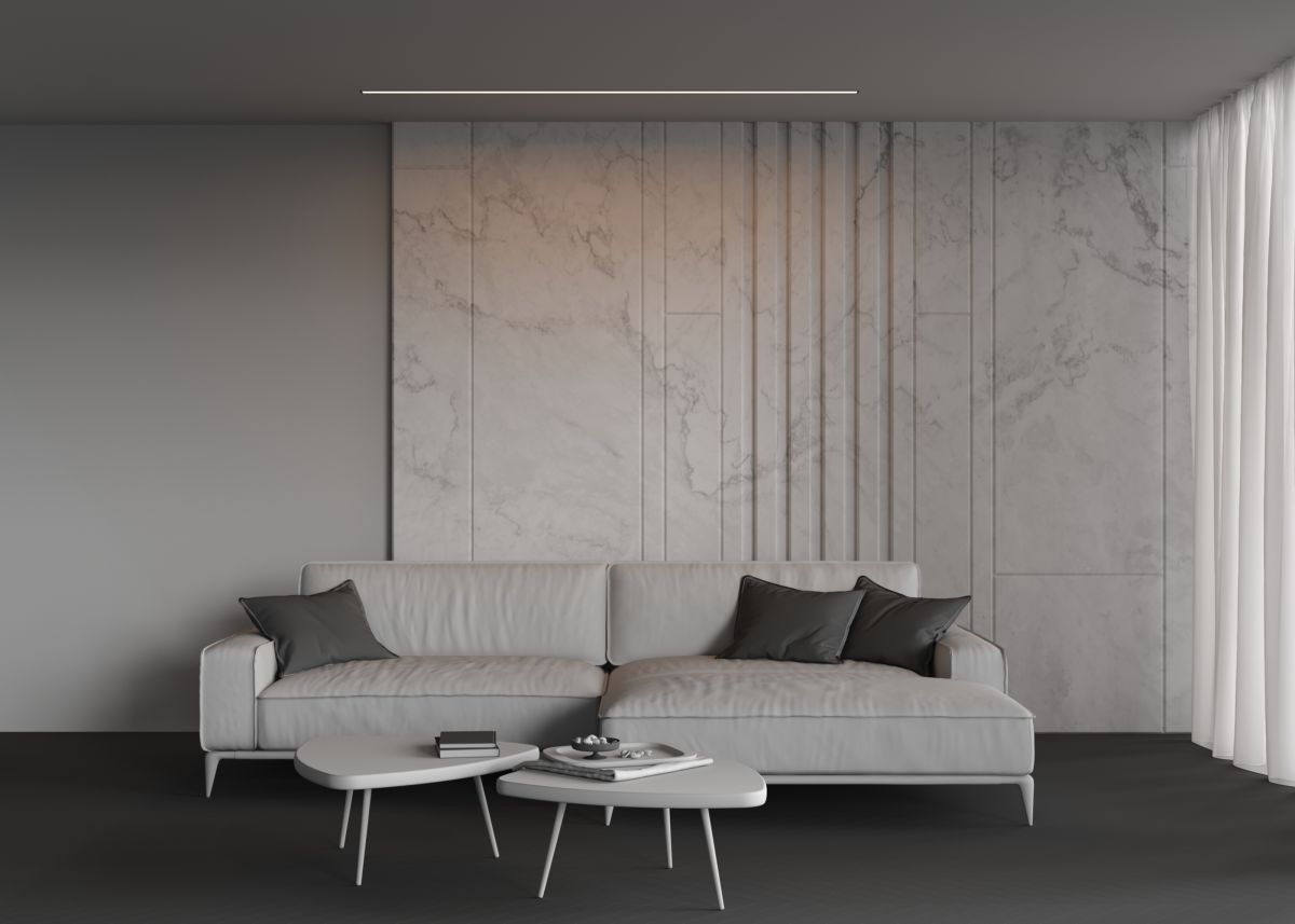 Линейный встраиваемый светильник Maytoni Technical 3000K 50x35 (Черный, 2 м) LL313015