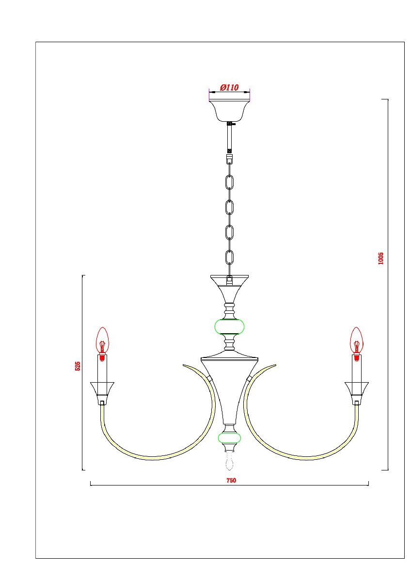 Подвесная люстра Arte Lamp Collinetta A4094LM-8PB