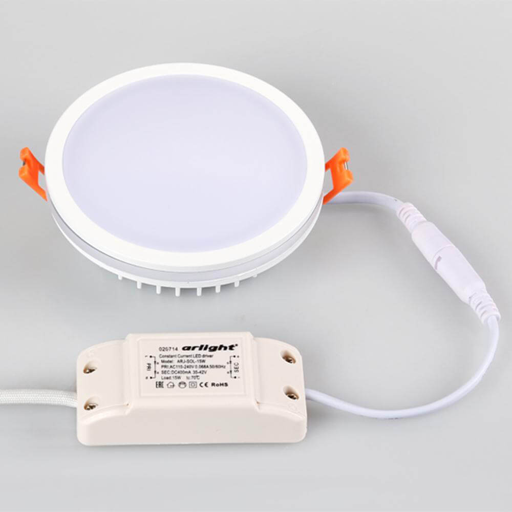 Влагозащищенный светильник Arlight LTD-115SOL-15W Day White 020709