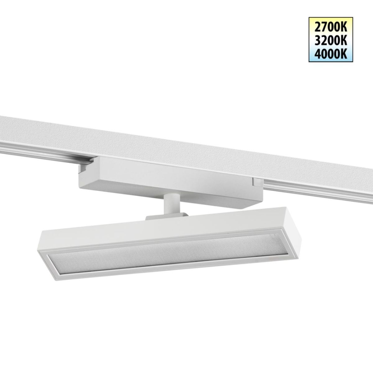 Трековый однофазный светильник потолочный с переключателем цв. температуры Novotech Port Stratus 359780