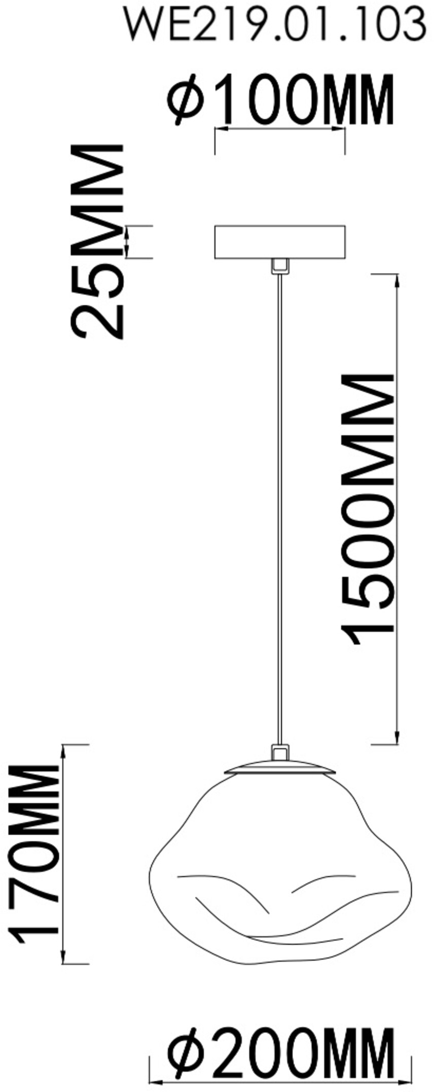 Подвесной светильник Wertmark Isola WE219.01.103 в Москве
