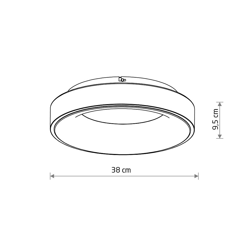 Потолочный cветильник Nowodvorski Nikki Round Led White 11200