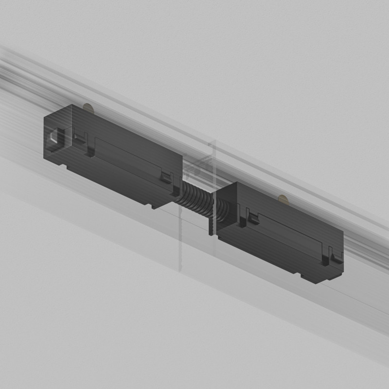 Коннектор Denkirs SMART SLIM BASE TR2422-BK