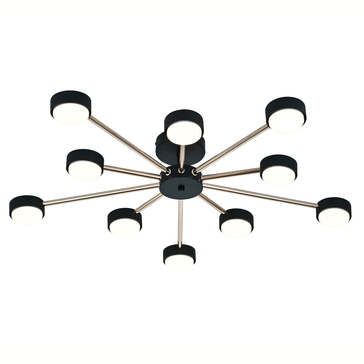 Потолочная люстра Escada Luminix 120008/10R Black/Gold ES0000096
