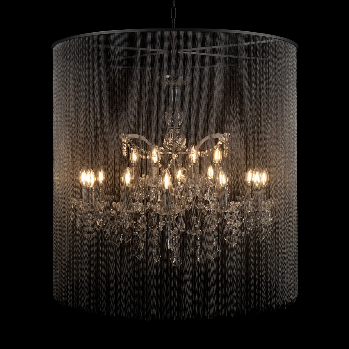 Подвесная люстра арт-деко Loft IT Vaille Crystal 10450/900