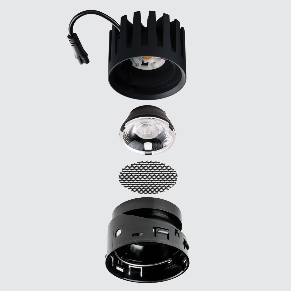 Модуль профессиональный светодиодный 12W 2700K в сборе с суппортом с углом наклона до 30° Lightstar Stella Pro 075082