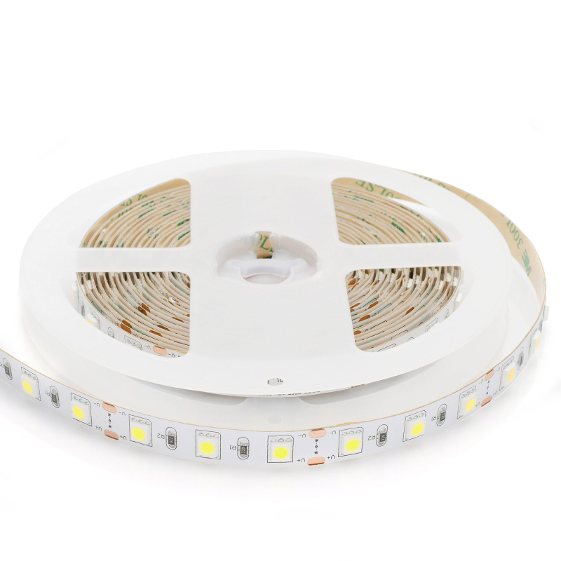 Комплект светодиодной ленты Apeyron 12В 144Вт/м smd 5050 60 д/м IP20 1м 6500К (блок, коннектор) 10-67