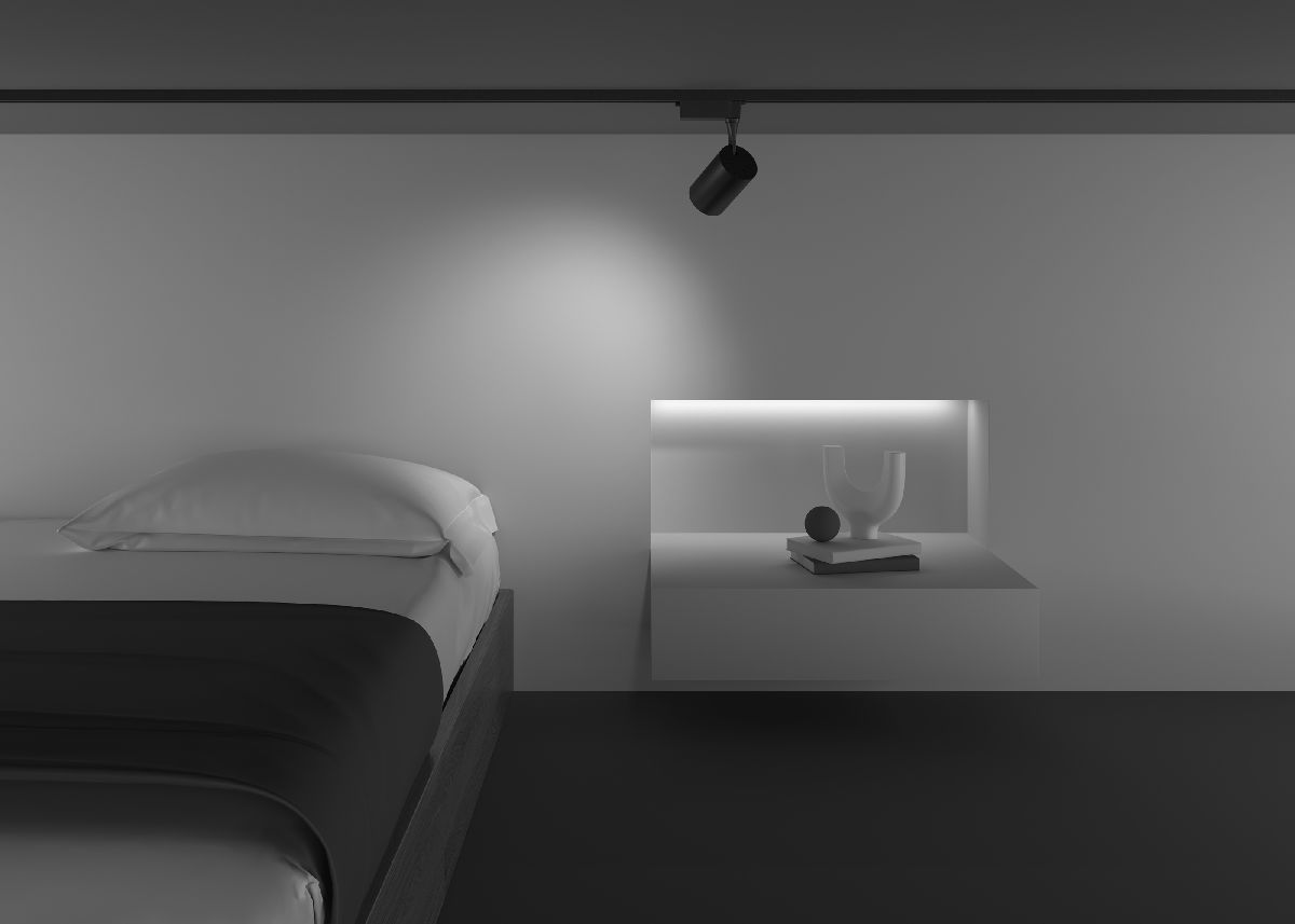 Трековый светильник Maytoni Technical Vuoro TR003-1-10W4K-W-B