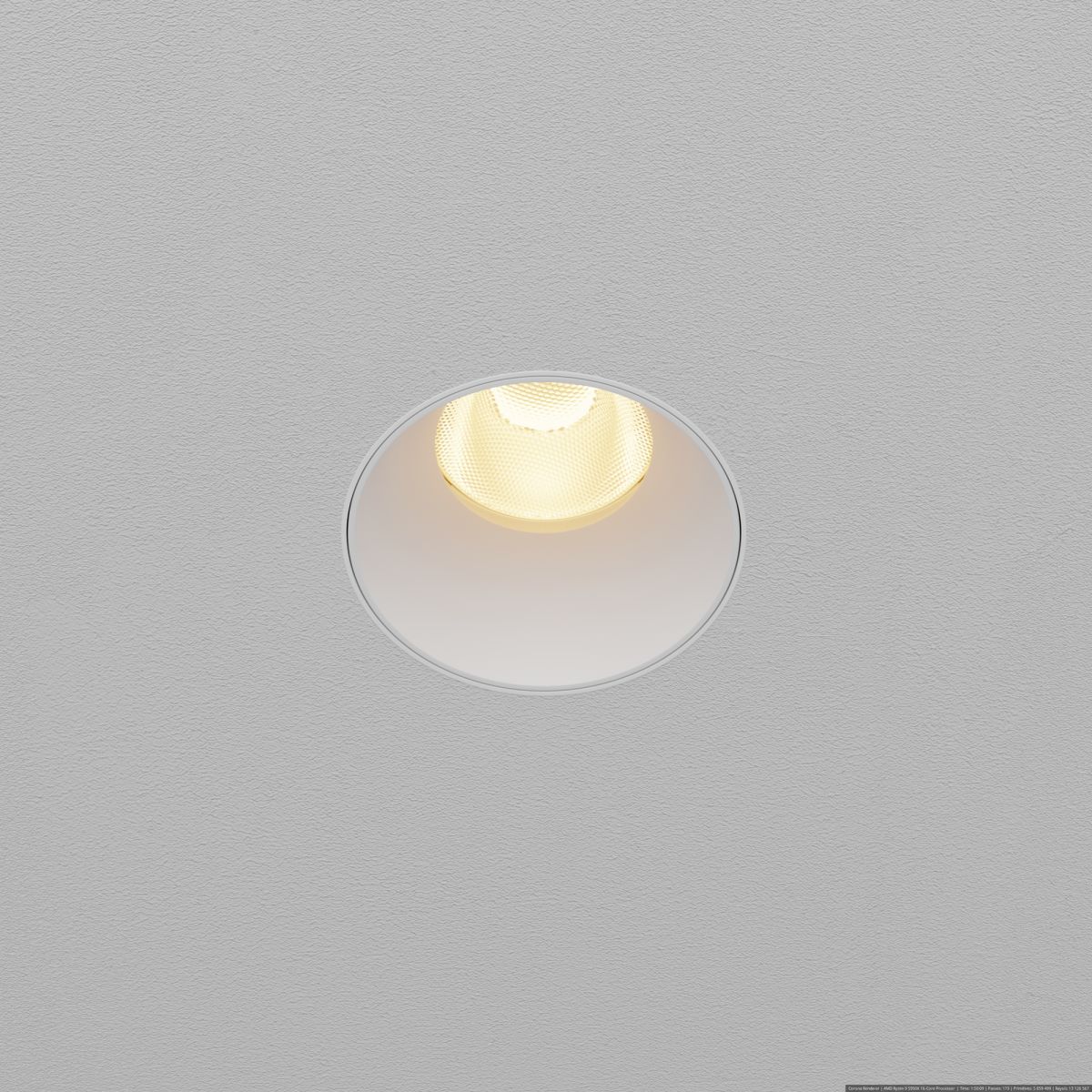 Встраиваемый светильник Maytoni Dip DL119-10W-2.7K-TRS-W