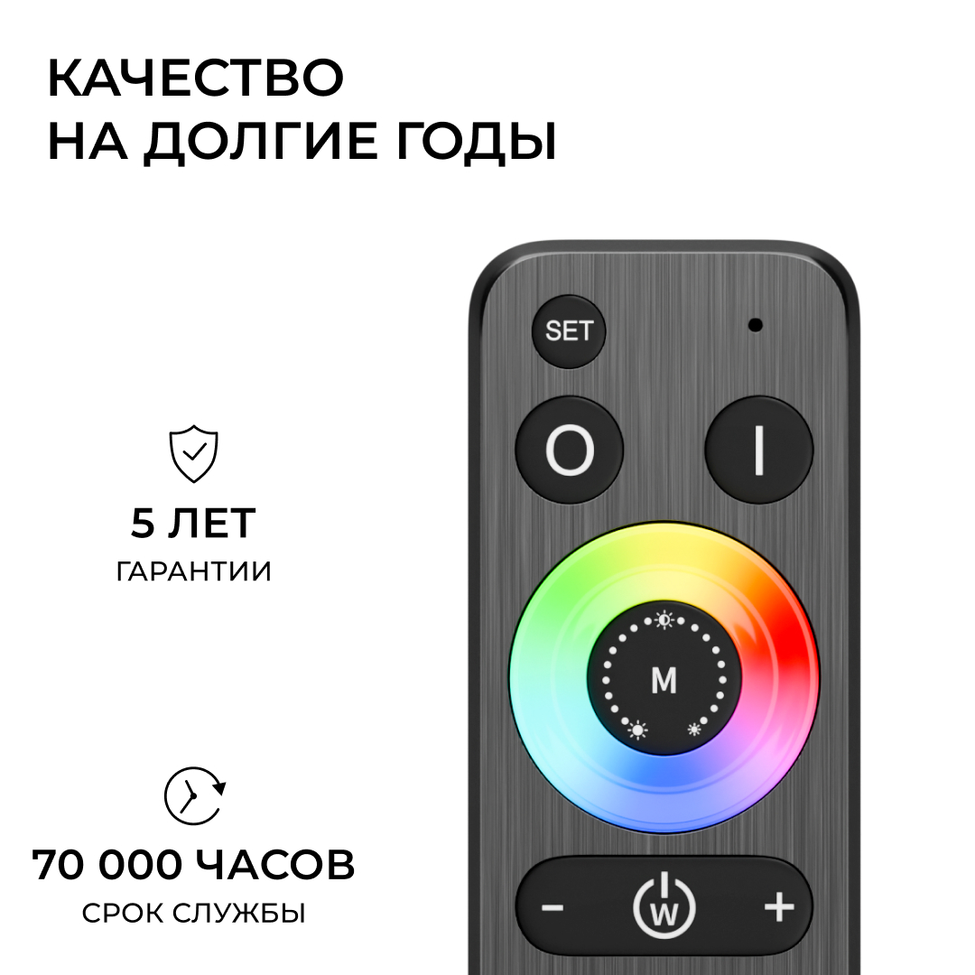 Пульт Apeyron IP20 24GHz CCT+mono+RGB+RGBW 04-93
