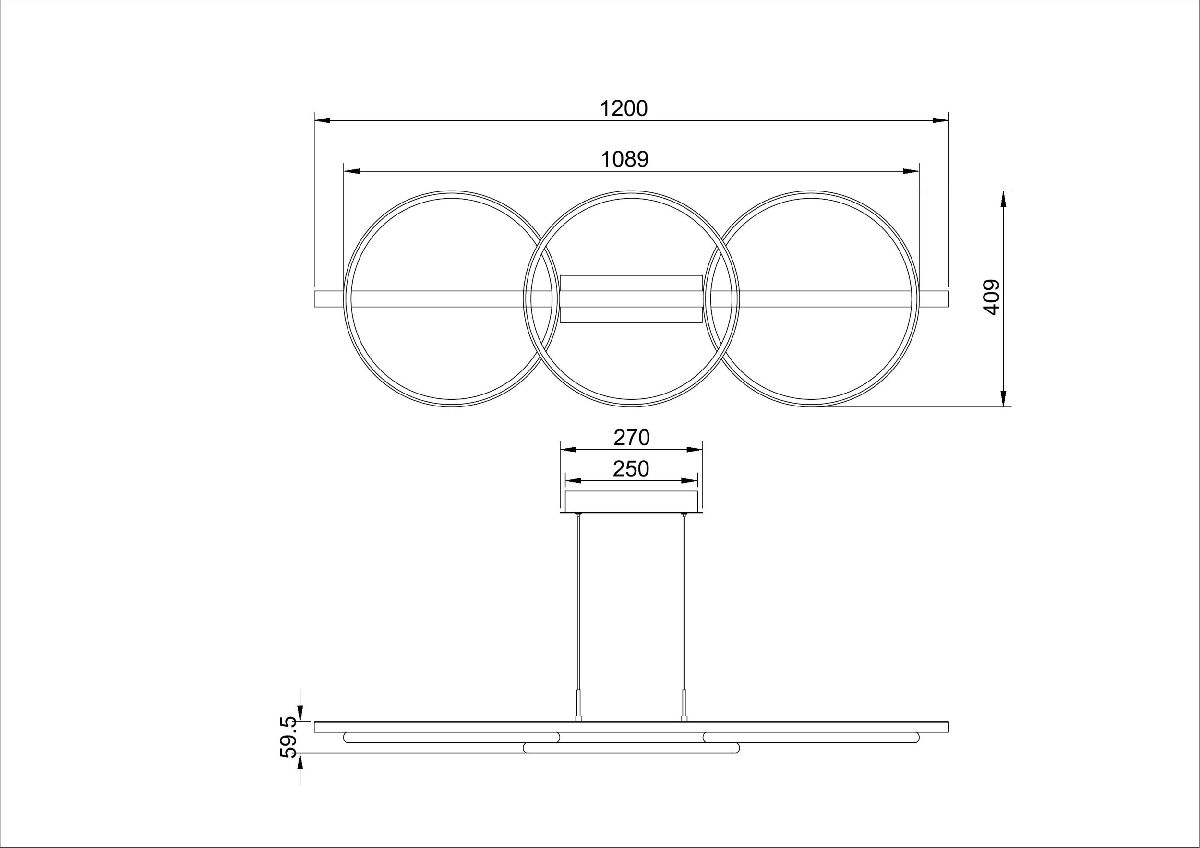 Подвесная люстра Arte Lamp Fluido A3913SP-24BK