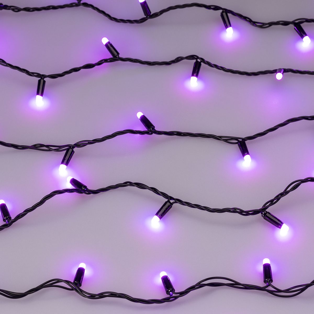 Светодиодная Гирлянда Ardecoled ARD-STRING-CLASSIC-20000-BLACK-200LED-MILK-SYNC RGB (230V, 13W, RF ПДУ, 4000) (IP65) 064854