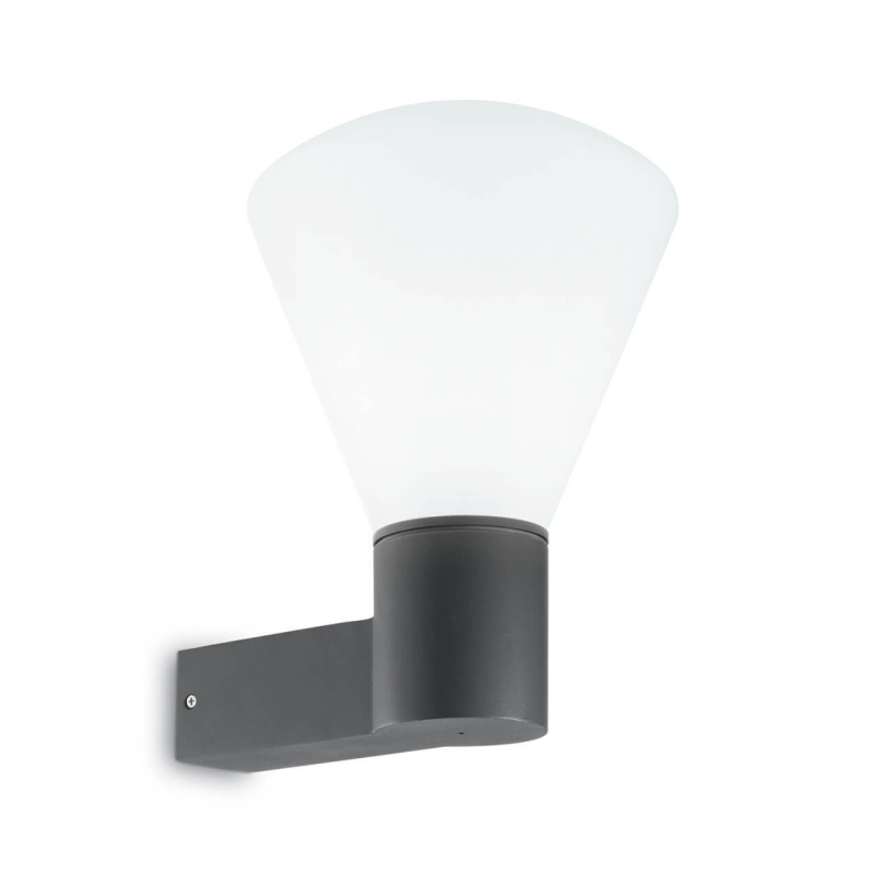Уличный настенный светильник Ideal Lux Clio-2 AP1 Antracite 187075