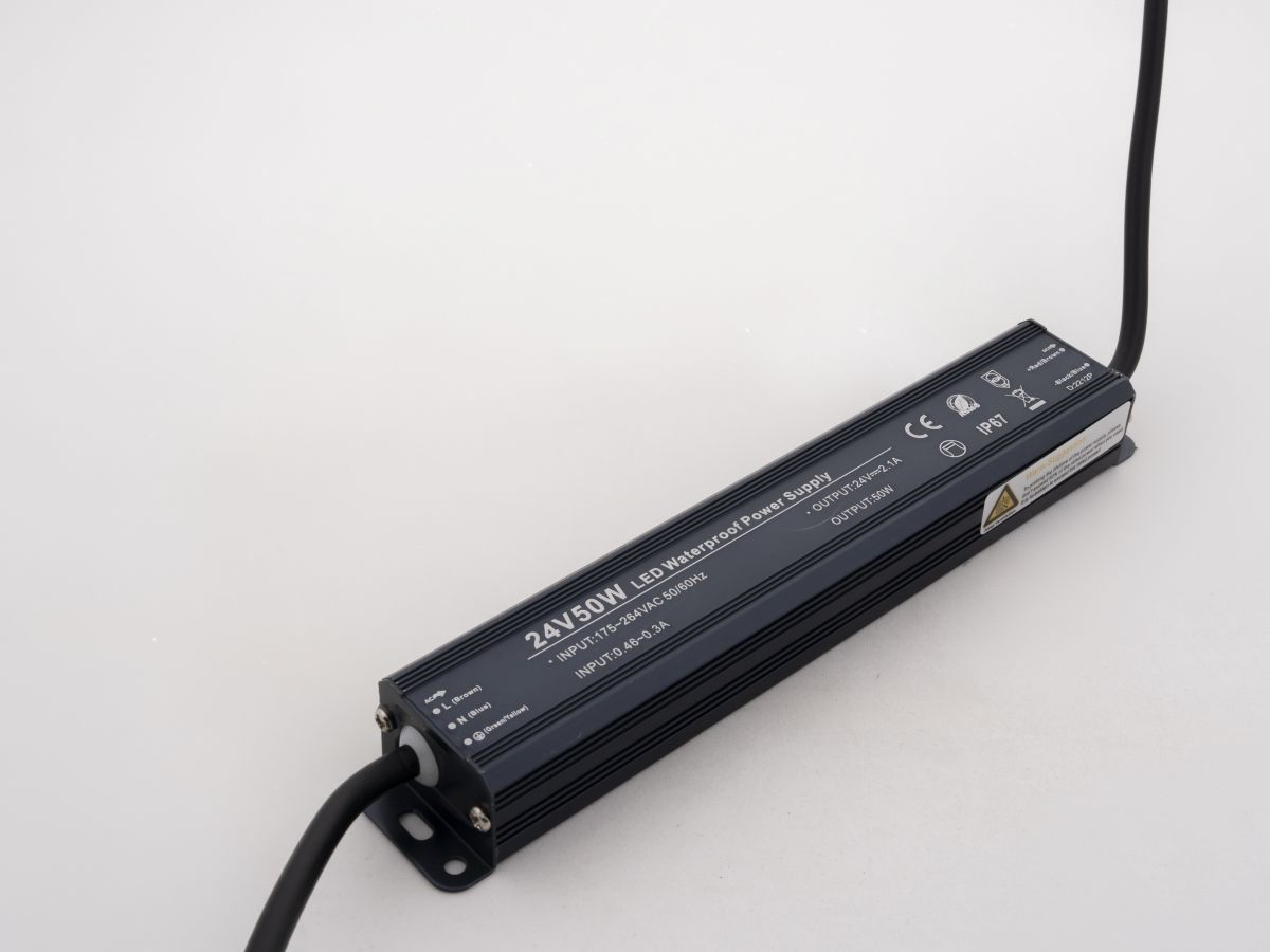 Блок питания LEDS POWER 50Вт 24В IP67 алюминий 005645