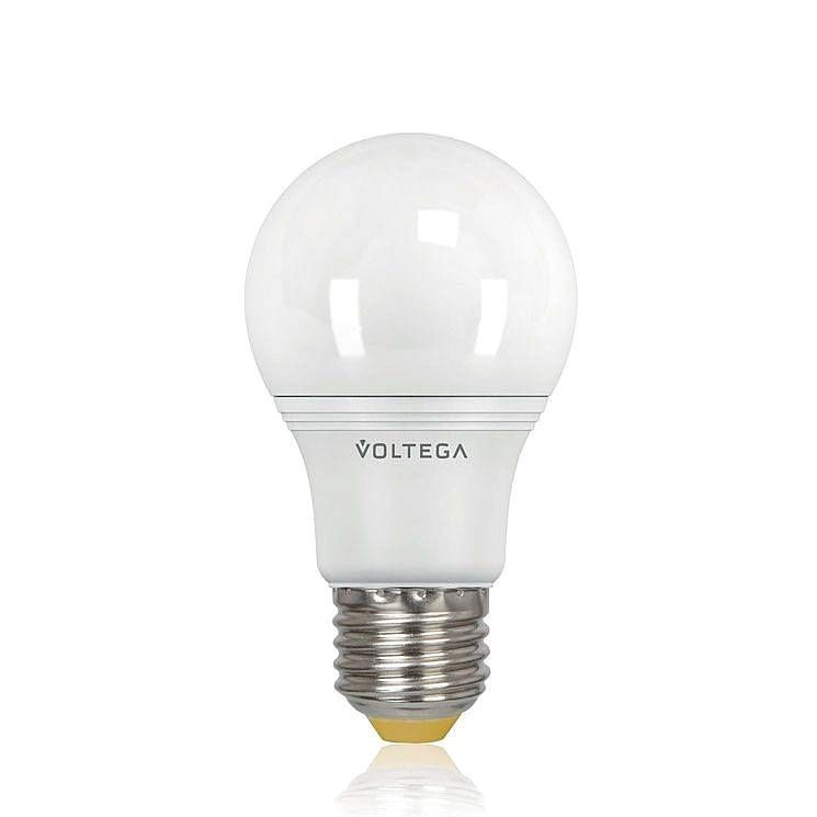 Лампа светодиодная Voltega E27 9W 2800К груша матовая VG2-A2E27warm9W 8343