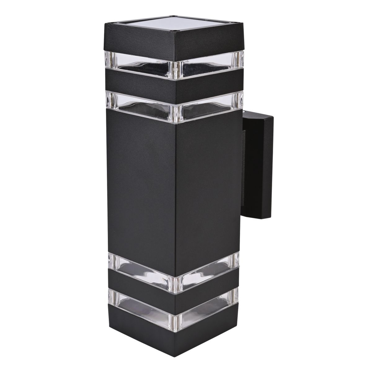 Уличный настенный светильник Uniel UUL-S24A 2x60W/E27 IP65 BLACK UL-00012923