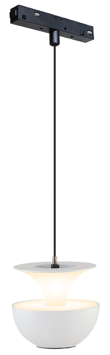 Трековый магнитный светильник iLedex Vision 4822-012-D80-6W-38DG-4000K-WH