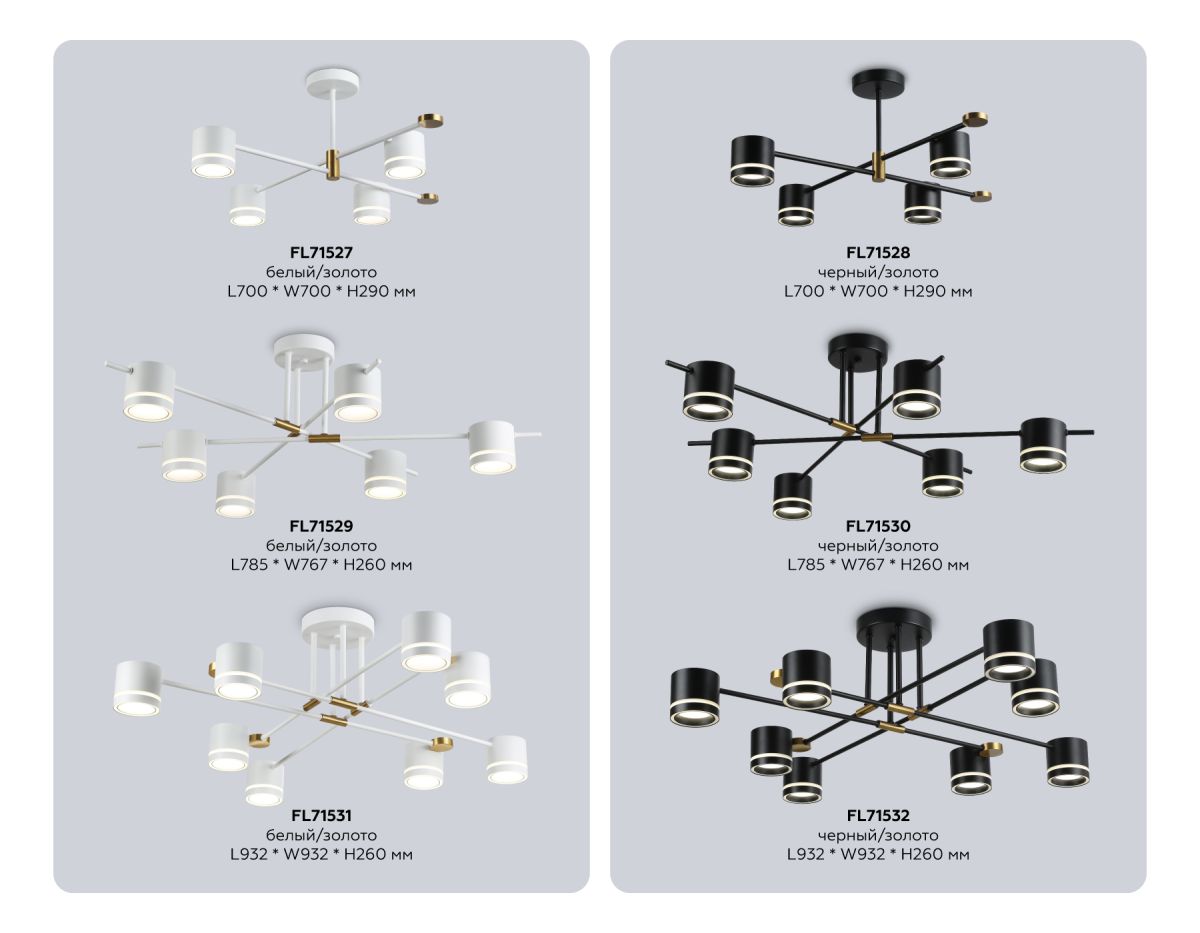 Потолочный светильник Ambrella Light Comfort FL71529