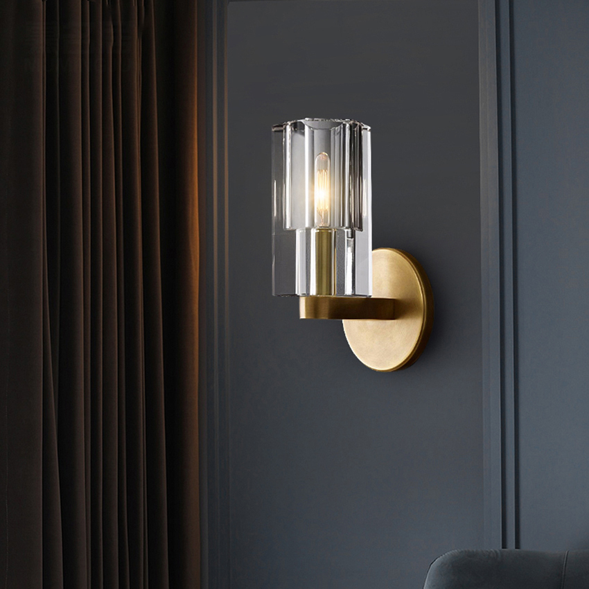 Бра Delight Wall lamp 8816W gold/clear