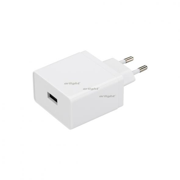 Блок питания Arlight ARDV-24-5V-USB FAST (Quick Charge, 3A, 24W, White) 023248
