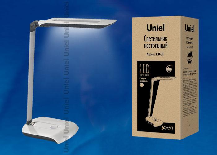 Настольная лампа (07537) Uniel TLD-511 Red/LED/550Lm/4500K