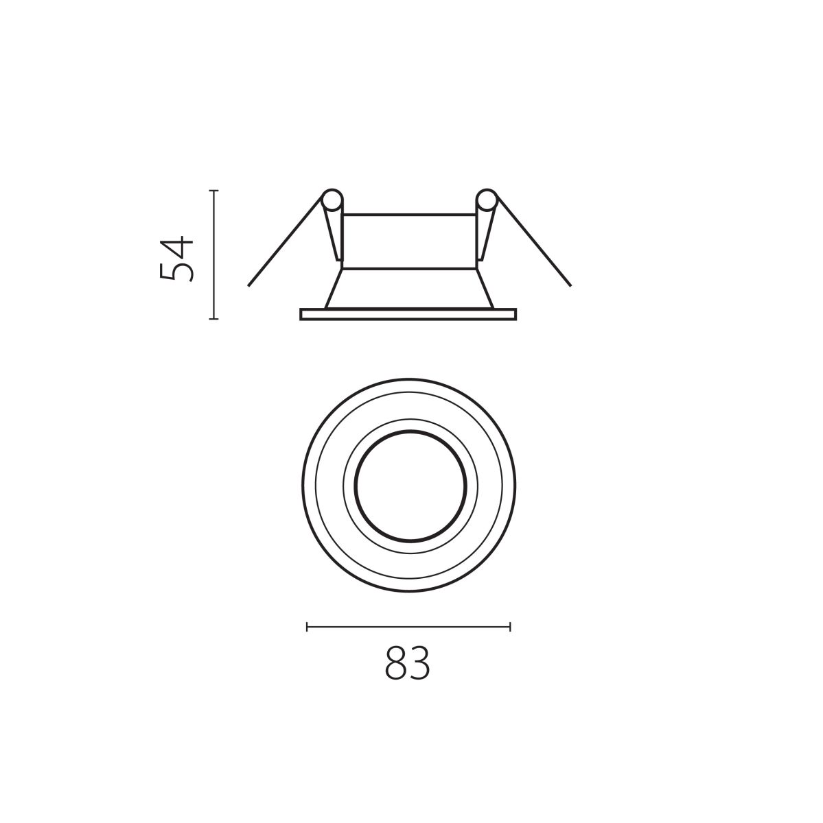 Рамка для крепления LED источника света в подвесном потолке Lightstar Domino Solo 214606-SOLO