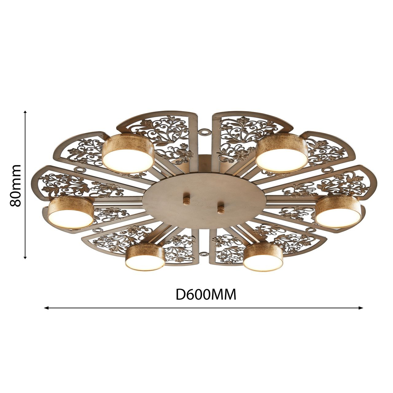 Потолочная светодиодная люстра Favourite Ornamentum 2604-6C в #REGION_NAME_DECLINE_PP#