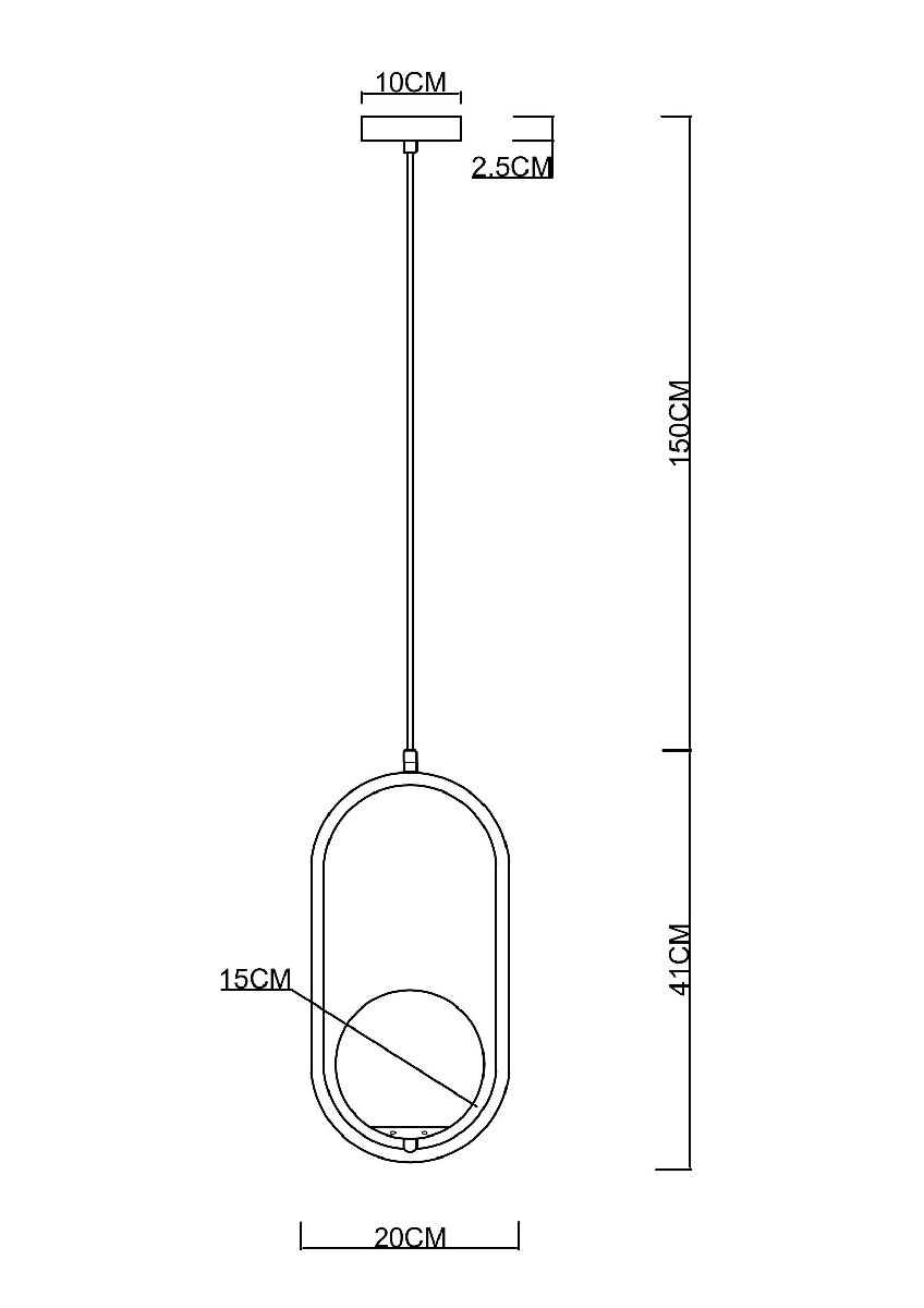 Подвесной светильник Arte Lamp Matisse A7745SP-1BK