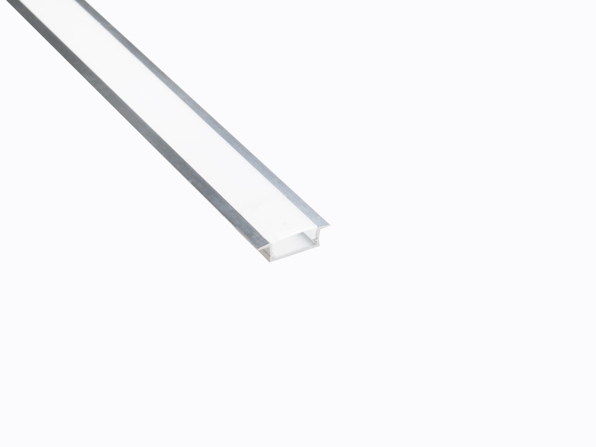 Профиль врезной LEDS POWER СПВ17-2507 алюм. черный с призм.рассеивателем 2м 008424