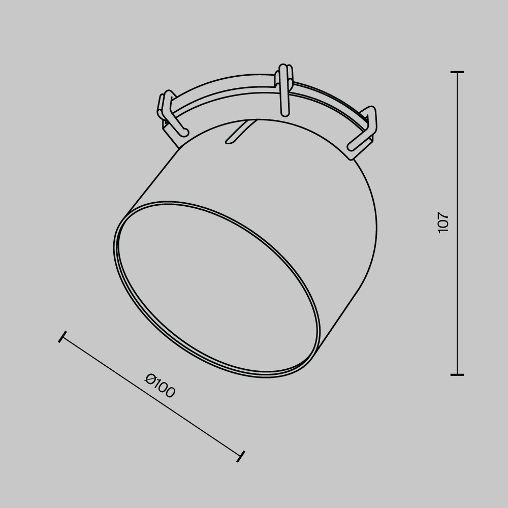 Трековый светильник Maytoni Cup TR124B-12W3K-W