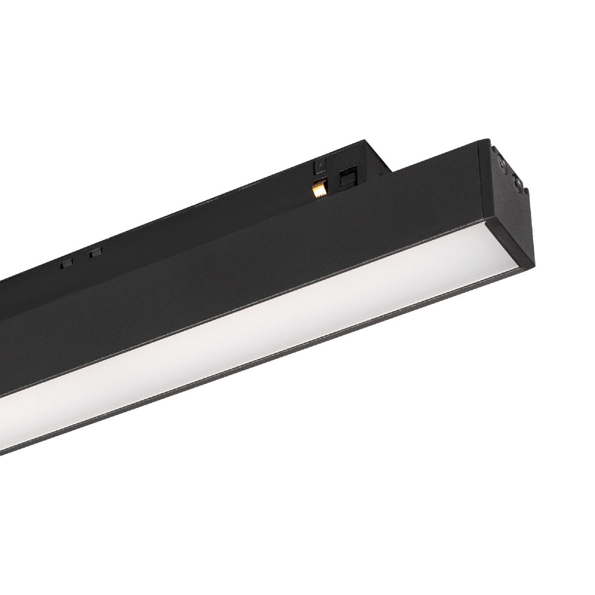 Трековый магнитный светильник Arlight MAG-ORIENT-FLAT-L350-12W Warm3000 (BK, 80 deg, 48V) 049588