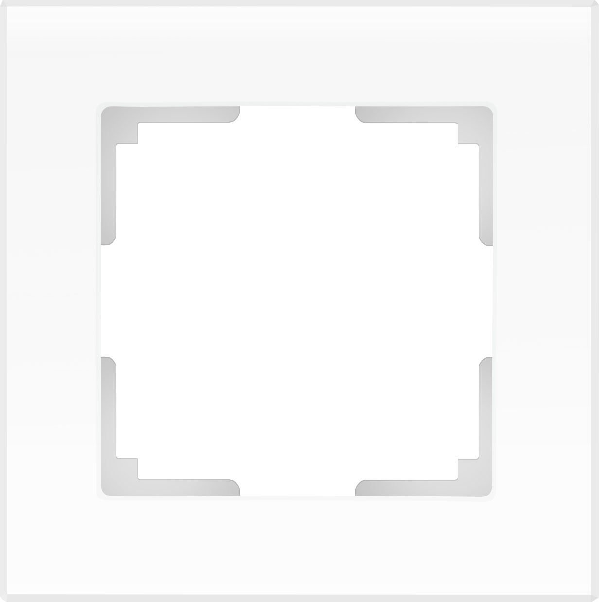 

Рамка Favorit на 1 пост белый матовый WL01-Frame-01 4690389098550
