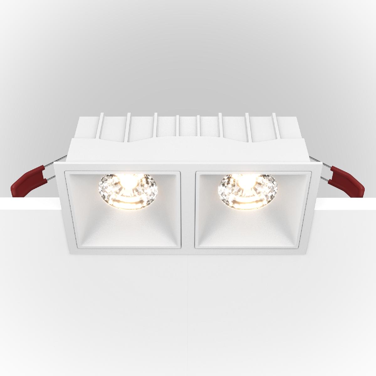 Встраиваемый светильник Maytoni Technical Alfa LED DL043-02-15W4K-SQ-W