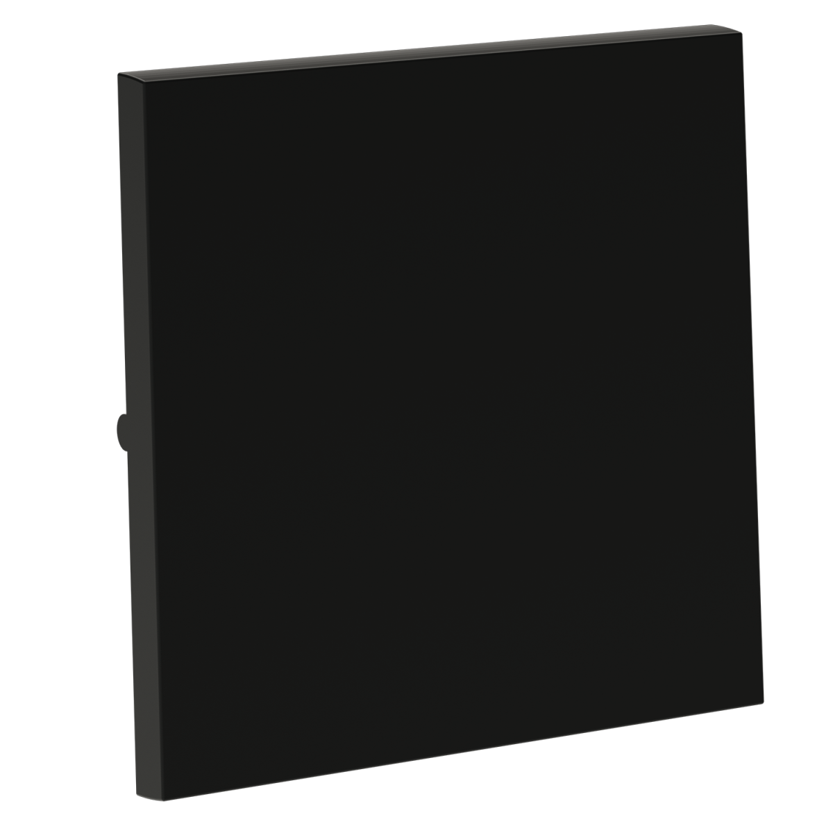 Клавиша для выключателя/переключателя одноклавишного Voltum S70 (черный матовый) VLS000108