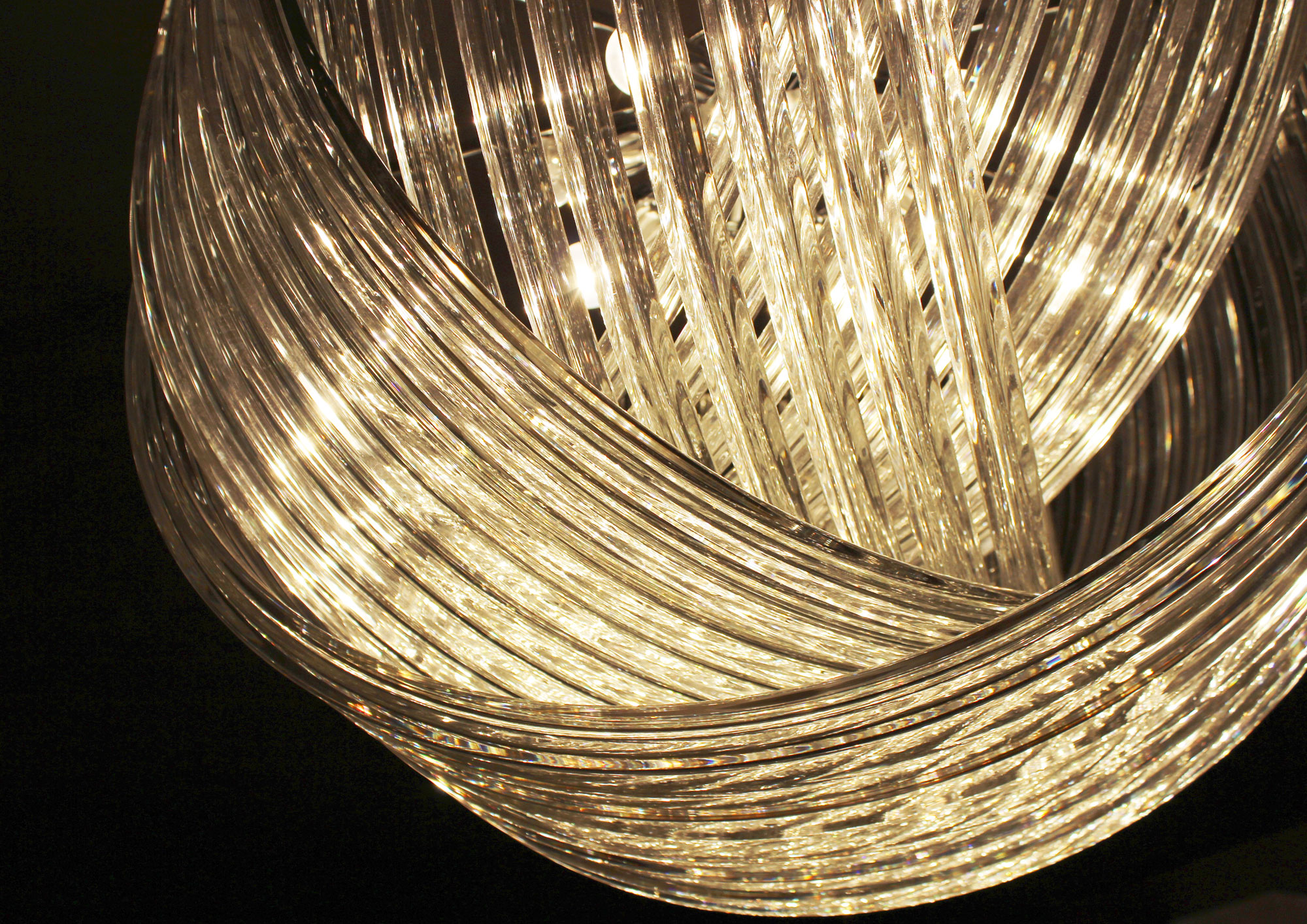 Подвесной светильник Delight Collection Murano Glass KR0116P-7L black