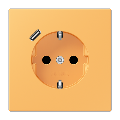 Розетка 2K+З USB Typ C Jung LC1520-18C254