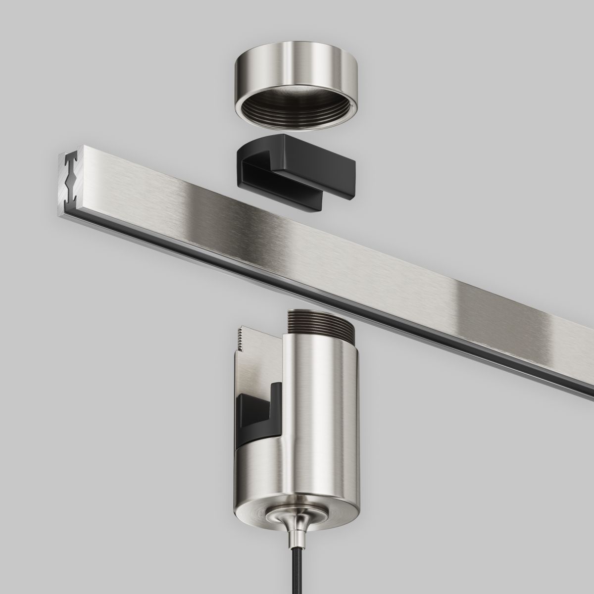 Трековый магнитный светильник Maytoni FOCUS LED TR155-1-5W4K-PT