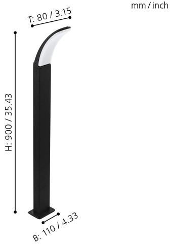 Уличный светодиодный светильник Eglo Fiumicino 98152