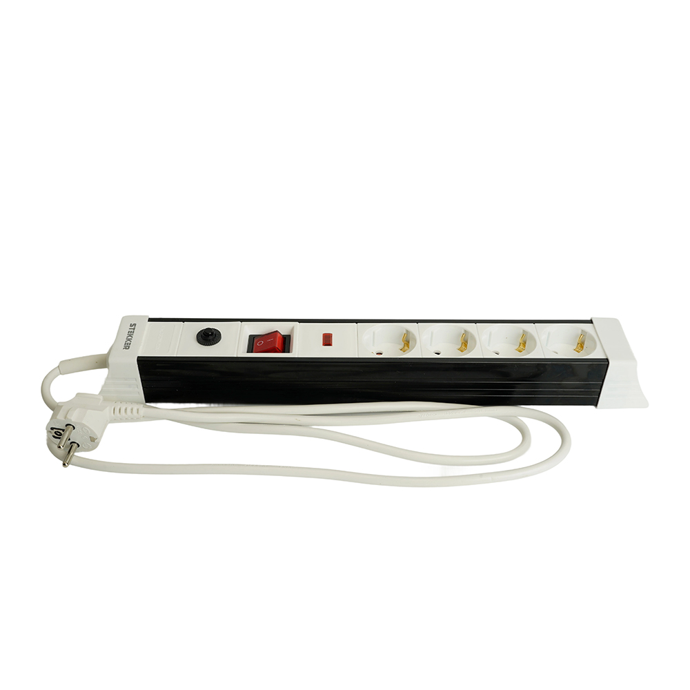 Сетевой фильтр 4-местный с/з Stekker Techno HM22-41-02 50147