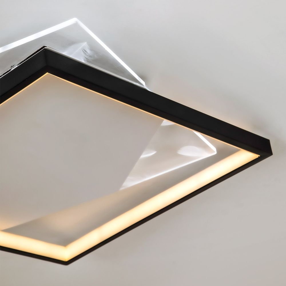 Потолочный led светильник LED4U L1042-500 BK