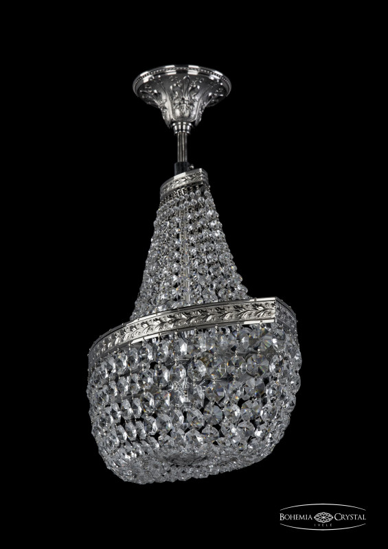 Люстра на штанге Bohemia Ivele Crystal 19113/H1/45IV Ni