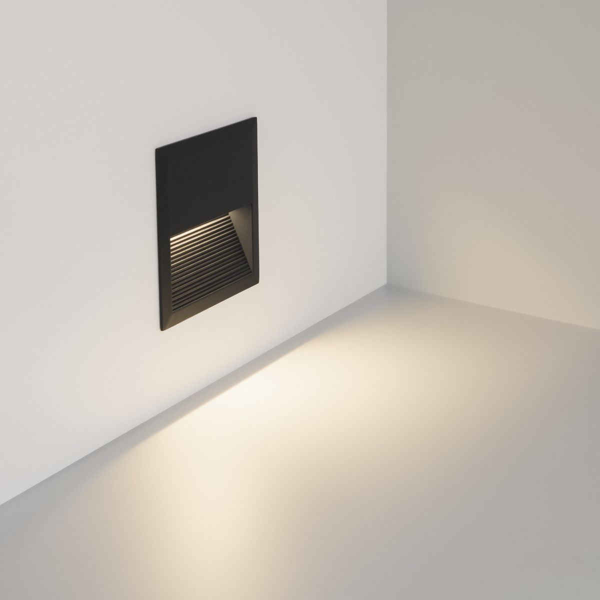 Светильник для ступеней Arlight LTD-RIBONIK-S135x135-5W Day4000 (Черный, 50 deg, 230V) (IP65 Металл) 056738
